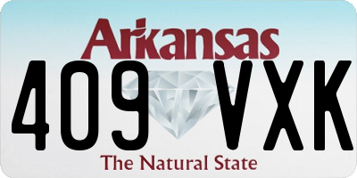 AR license plate 409VXK