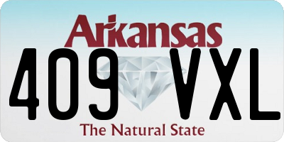 AR license plate 409VXL