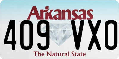 AR license plate 409VXO