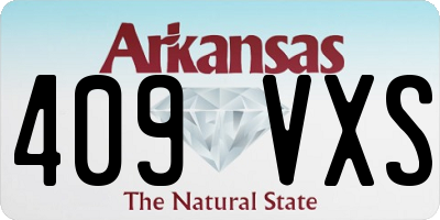 AR license plate 409VXS