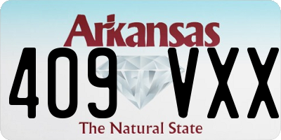 AR license plate 409VXX