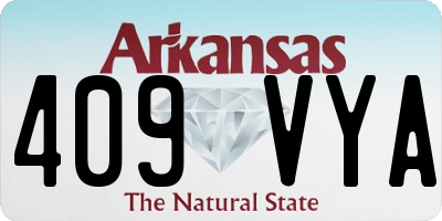 AR license plate 409VYA