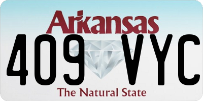 AR license plate 409VYC