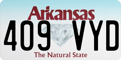 AR license plate 409VYD