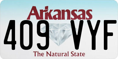 AR license plate 409VYF