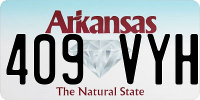 AR license plate 409VYH