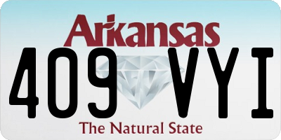AR license plate 409VYI