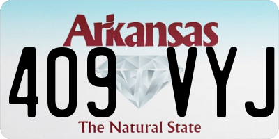 AR license plate 409VYJ