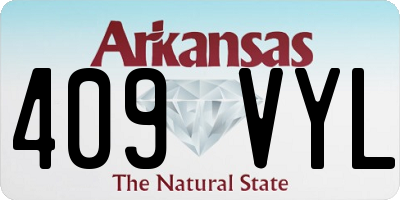 AR license plate 409VYL