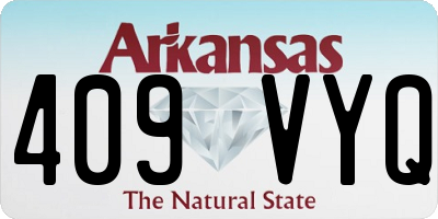 AR license plate 409VYQ