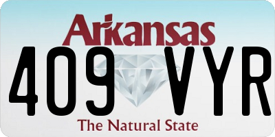 AR license plate 409VYR