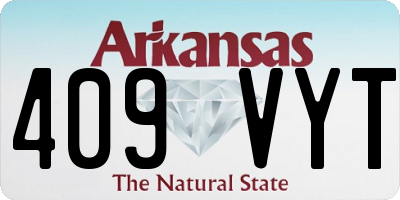 AR license plate 409VYT