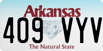 AR license plate 409VYV
