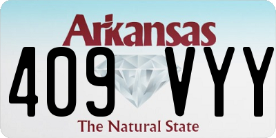 AR license plate 409VYY