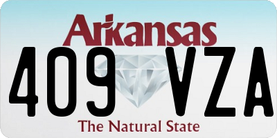 AR license plate 409VZA