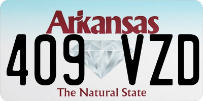 AR license plate 409VZD