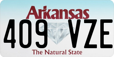 AR license plate 409VZE