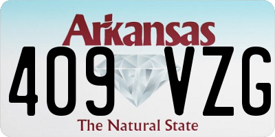 AR license plate 409VZG