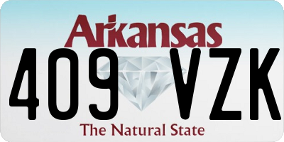 AR license plate 409VZK