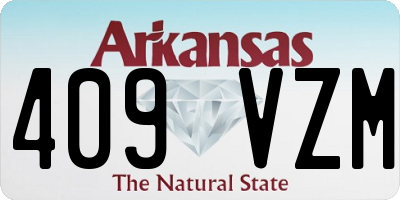 AR license plate 409VZM