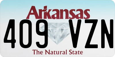 AR license plate 409VZN