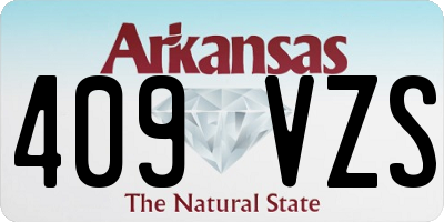 AR license plate 409VZS