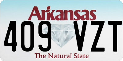 AR license plate 409VZT