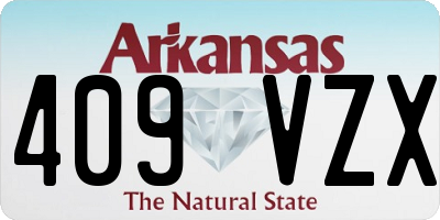 AR license plate 409VZX