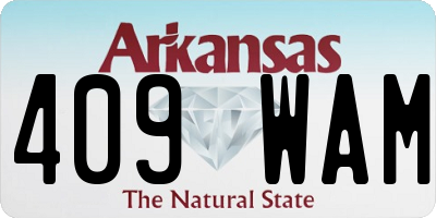 AR license plate 409WAM