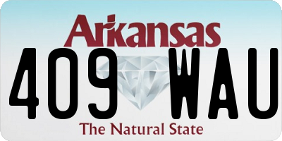 AR license plate 409WAU