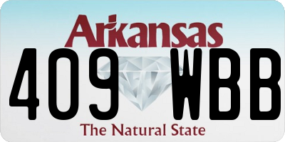 AR license plate 409WBB