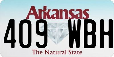 AR license plate 409WBH
