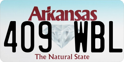 AR license plate 409WBL
