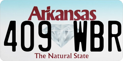 AR license plate 409WBR