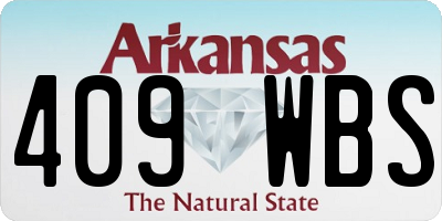 AR license plate 409WBS