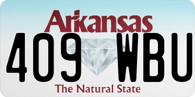 AR license plate 409WBU