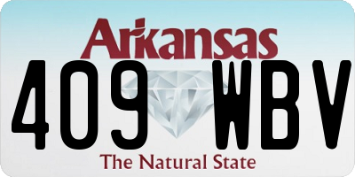 AR license plate 409WBV