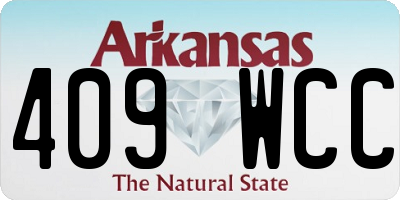 AR license plate 409WCC
