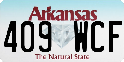 AR license plate 409WCF