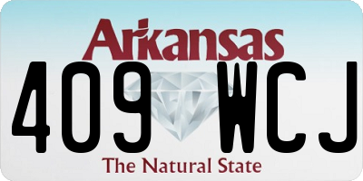 AR license plate 409WCJ