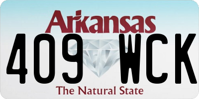 AR license plate 409WCK