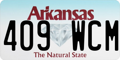 AR license plate 409WCM