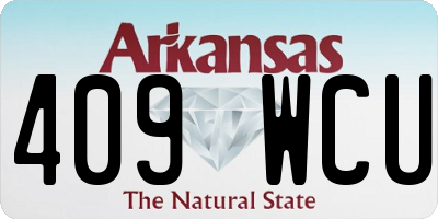 AR license plate 409WCU