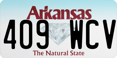 AR license plate 409WCV