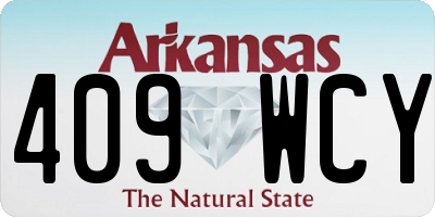 AR license plate 409WCY