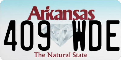 AR license plate 409WDE