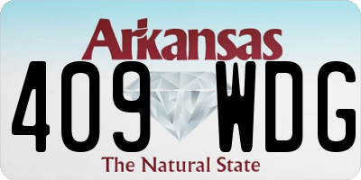 AR license plate 409WDG