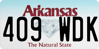AR license plate 409WDK