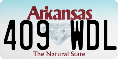 AR license plate 409WDL