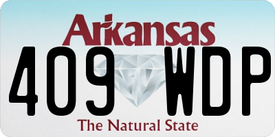 AR license plate 409WDP